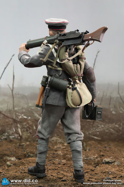 Preventa Figura Arthur - WWI German MG08 Machine Gunner marca DID D11015 escala 1/6