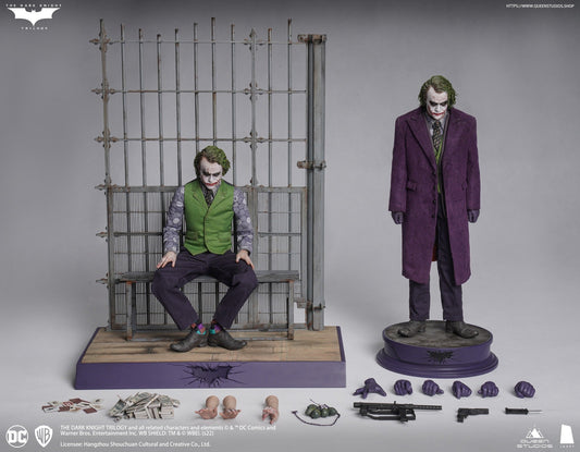 Pedido Figuras TDK Joker InArt (Premium Edition / 2 figuras / cabellos esculpidos) marca Queen Studios escala 1/6