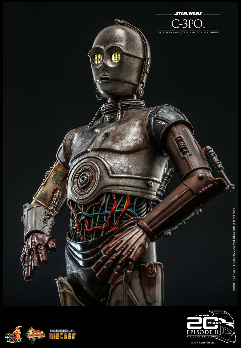 Pedido Figura C-3PO - Star Wars Episode II: Attack of the Clones ™ marca Hot Toys MMS650D46 escala 1/6