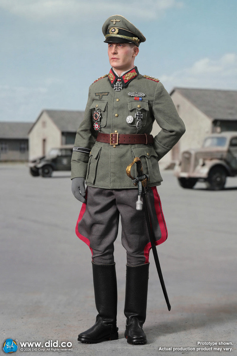 Preventa Figura Officer Otto Remer - WWII German Wehrmacht marca DID D80194 escala 1/6