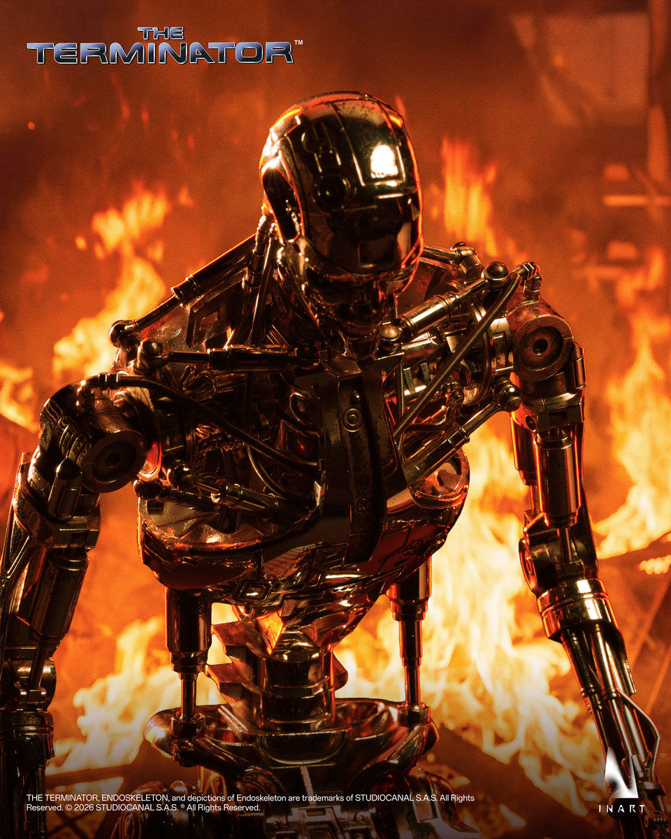 Preventa Figura T-800 Endoskeleton - The Terminator marca INART A036 Queen Studio escala 1/6