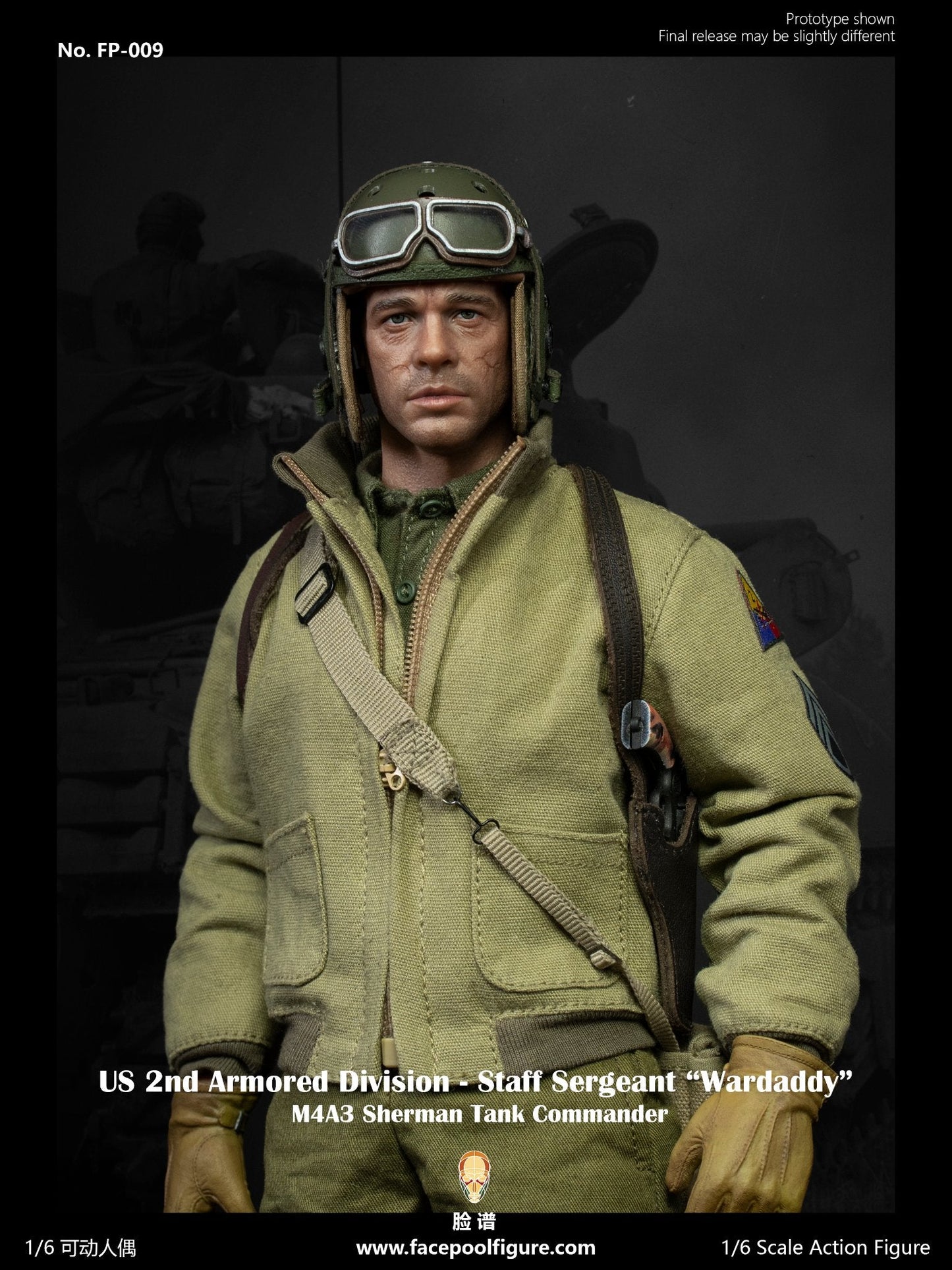 Pedido Figura Staff Sergeant (Regular Edition) - US 2nd Armored Division marca Facepoolfigure FP-009A escala 1/6