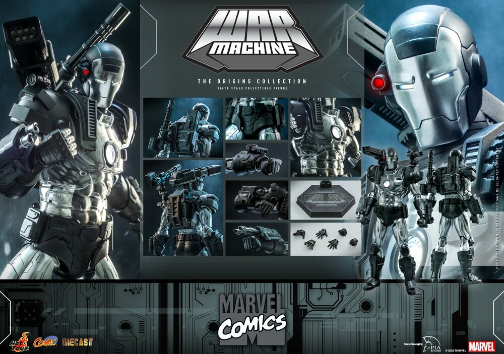 Pedido Figura War Machine - Marvel Comics The Origins marca Hot Toys CMS013D47 escala 1/6