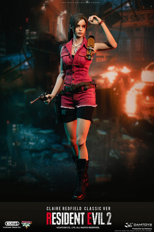 Figura Claire Redfield Classic Ver. - Resident Evil 2 marca Damtoys DMS038 escala 1/6