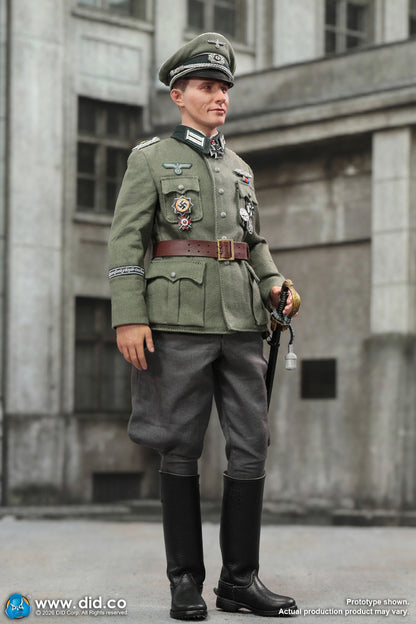 Preventa Figura Officer Otto Remer - WWII German Wehrmacht marca DID D80194 escala 1/6
