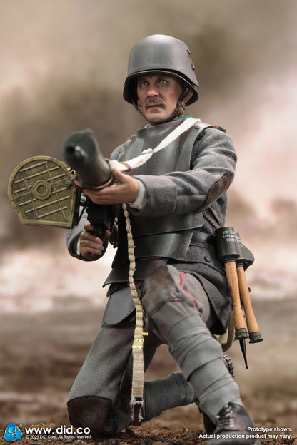 Preventa Figura Arthur - WWI German MG08 Machine Gunner marca DID D11015 escala 1/6
