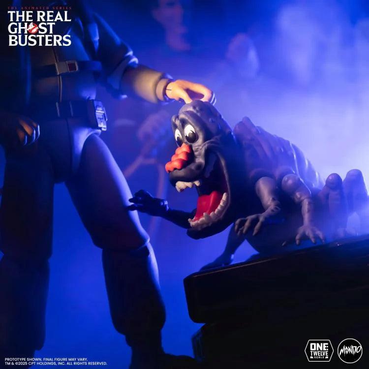 Preventa Figura Ray Stantz - The Real Ghostbusters marca Mondo escala pequeña 1/12
