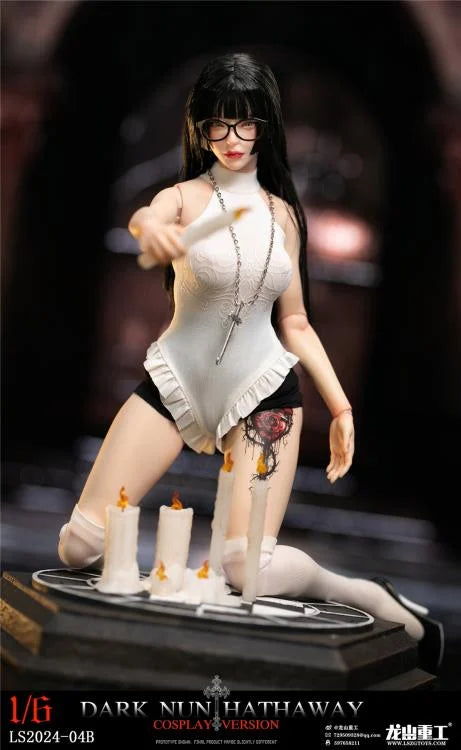 Preventa Figura Dark Nun Hathaway (Deluxe version) marca Long Shan Jin Shu LS2024-04C escala 1/6