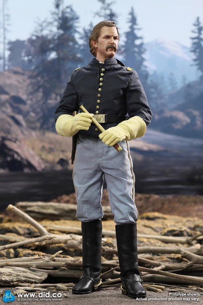 Preventa Figura Union Army Lieutenant John Dunbar - U.S. Civil War marca DID NS80175 escala 1/6