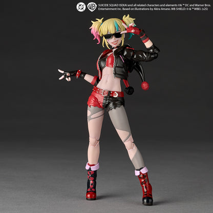 Pedido Figura Harley Quinn - Suicide Squad Isekai - Amazing Yamaguchi Revoltech marca Kaiyodo NR082 escala 1/12