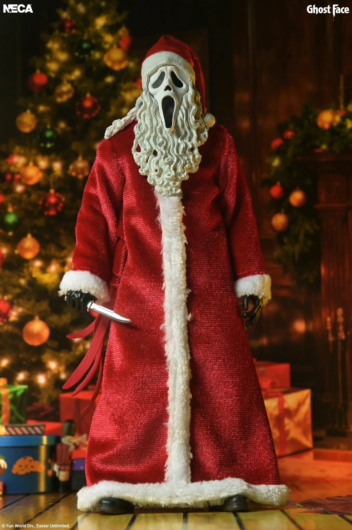 Preventa Figura Ultimate Ghost Face (Santa's Slay) - Ghost Face - marca Neca (7 pulg.)