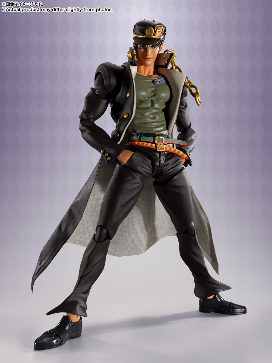 EN STOCK Figura JOTARO KUJO - JoJo's Bizarre Adventure: Stardust Crusaders - S.H.Figuarts marca Bandai Namco escala 1/12