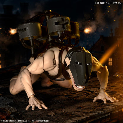 Preventa Figura Cart Titan - Shingeki no Kyojin (Attack on Titan) - Amazing Yamaguchi Revoltech NR150 marca Kaiyodo (13 cm)