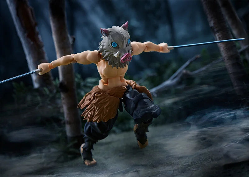 Pedido Figura Inosuke Hashibira - Demon Slayer - Figma No.533 marca Max Factory escala 1/12