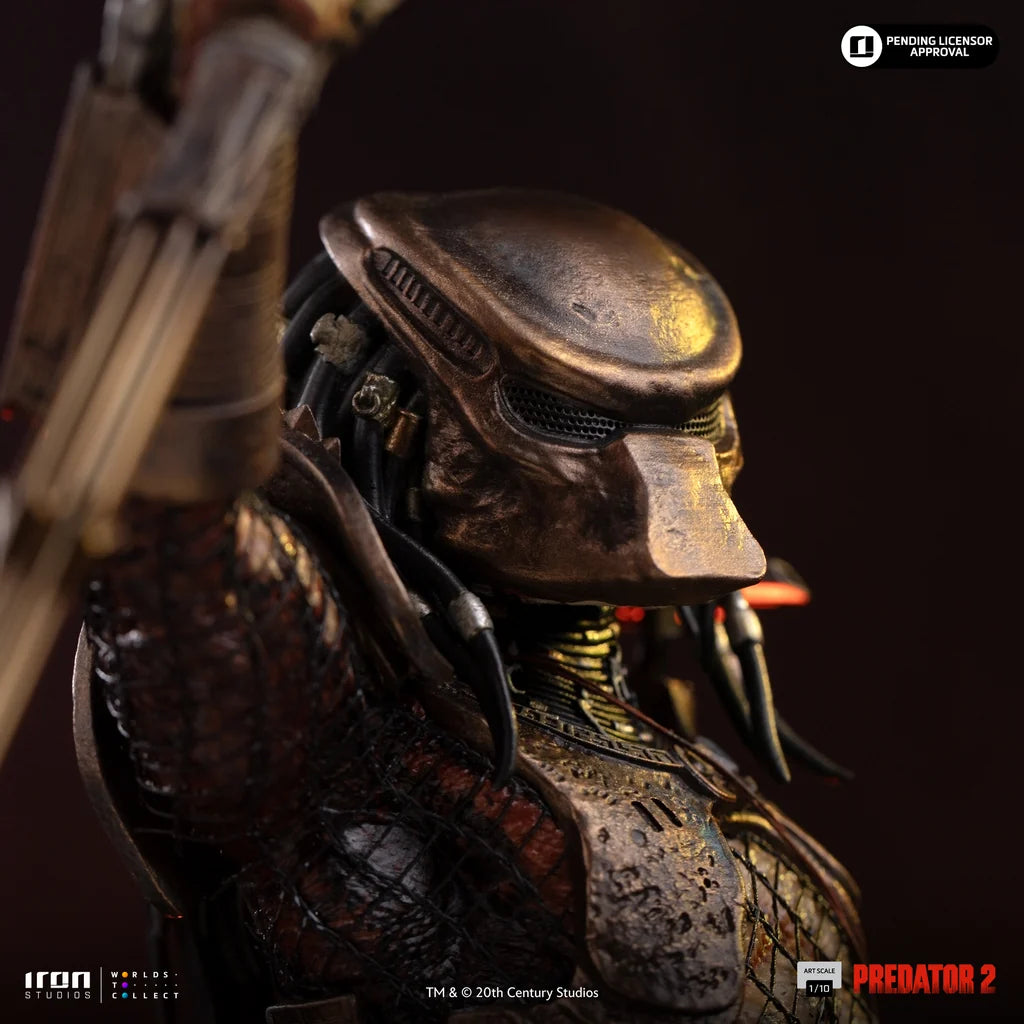 Preventa Estatua City Hunter Predator - Predator 2 marca Iron Studios escala de arte 1/10
