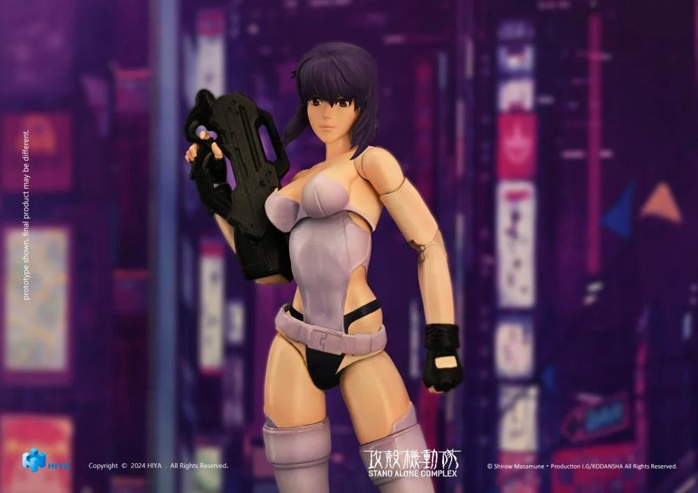 Preventa Figura Motoko Kusanagi (Exclusiva PX Previews) - Ghost in the Shell - Exquisite Super Series marca HIYA ESS0 escala pequeña 1/12