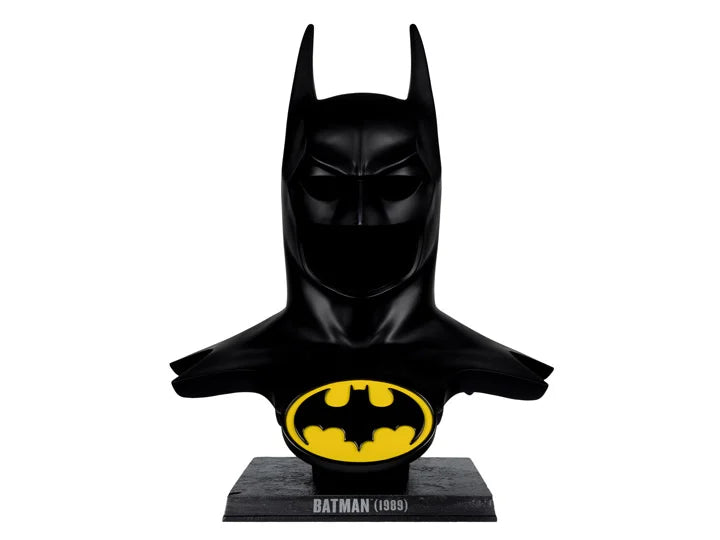 Preventa Cowl / Capucha de Batman - Batman (1989) - Replica marca Mcfarlane Toys escala real 1/1 (62.23 cm)