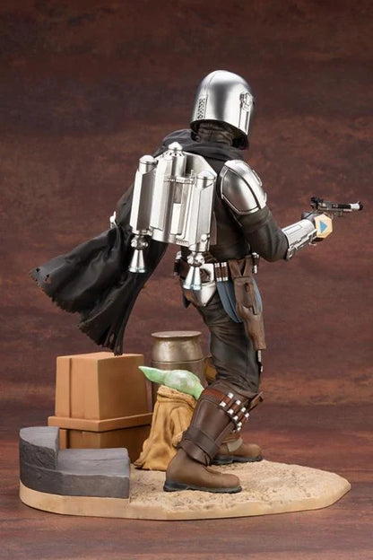 Pedido Estatua Mandalorian & Baby Yoda - Star Wars: The Mandalorian - ArtFX marca Kotobukiya escala 1/7