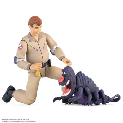 Preventa Figura Ray Stantz - The Real Ghostbusters marca Mondo escala pequeña 1/12