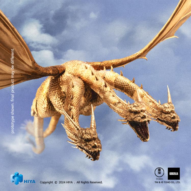 Preventa Figura King Ghidorah (PX Previews Exclusive) - Godzilla vs. King Ghidorah (1991) - Exquisite Basic marca HIYA EBG00 (33 cm)