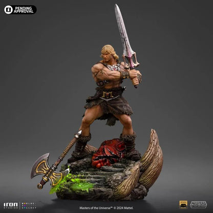 Preventa Estatua He-Man Unleashed - Masters of the Universe - Limited Edition marca Iron Studios escala de arte 1/10