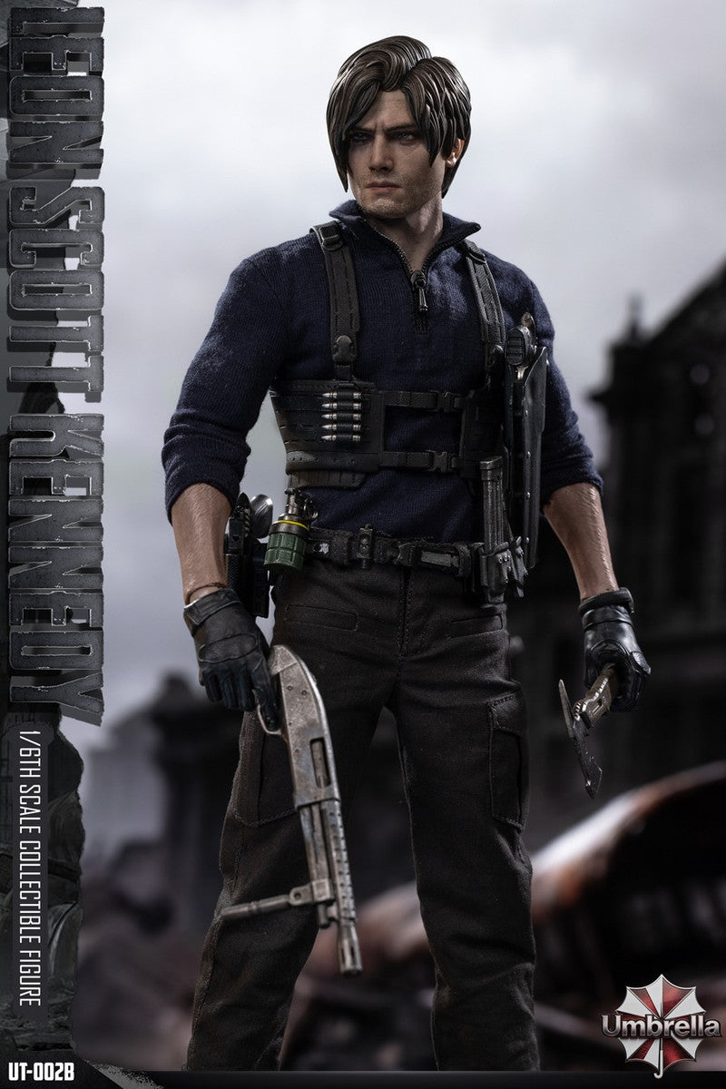 Preventa Figura Agent Leon (Sculpted Hair Version) marca Umbrella UT-002B escala 1/6
