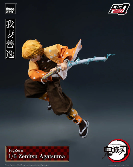 Preventa Figura Zenitsu Agatsuma - Demon Slayer: Kimetsu no Yaiba - FigZero marca Threezero 3Z0699 escala 1/6