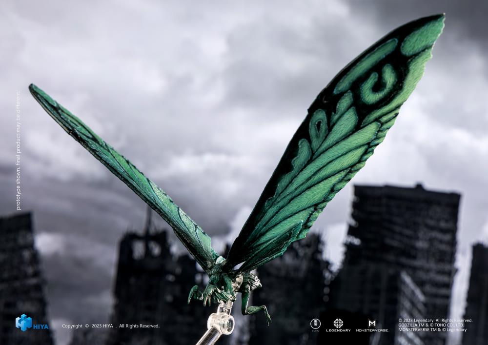 Preventa Figura MOTHRA (Emerald Titan) (Exclusiva PX Previews) - Godzilla: King of the Monsters - Exquisite Basic marca HIYA EBG0411 sin escala (36 cm)