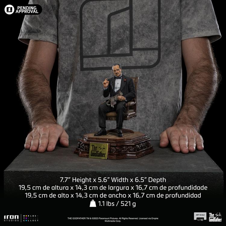 Preventa Estatua Don Vito Corleone - The Godfather - Limited Edition marca Iron Studios escala de arte 1/10