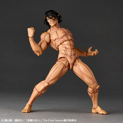 Preventa Figura Attack Titan (Eren Yeager) - Shingeki no Kyojin (Attack On Titan) - Amazing Yamaguchi Revoltech NR155 marca Kaiyodo (17 cm) (relanzamiento)