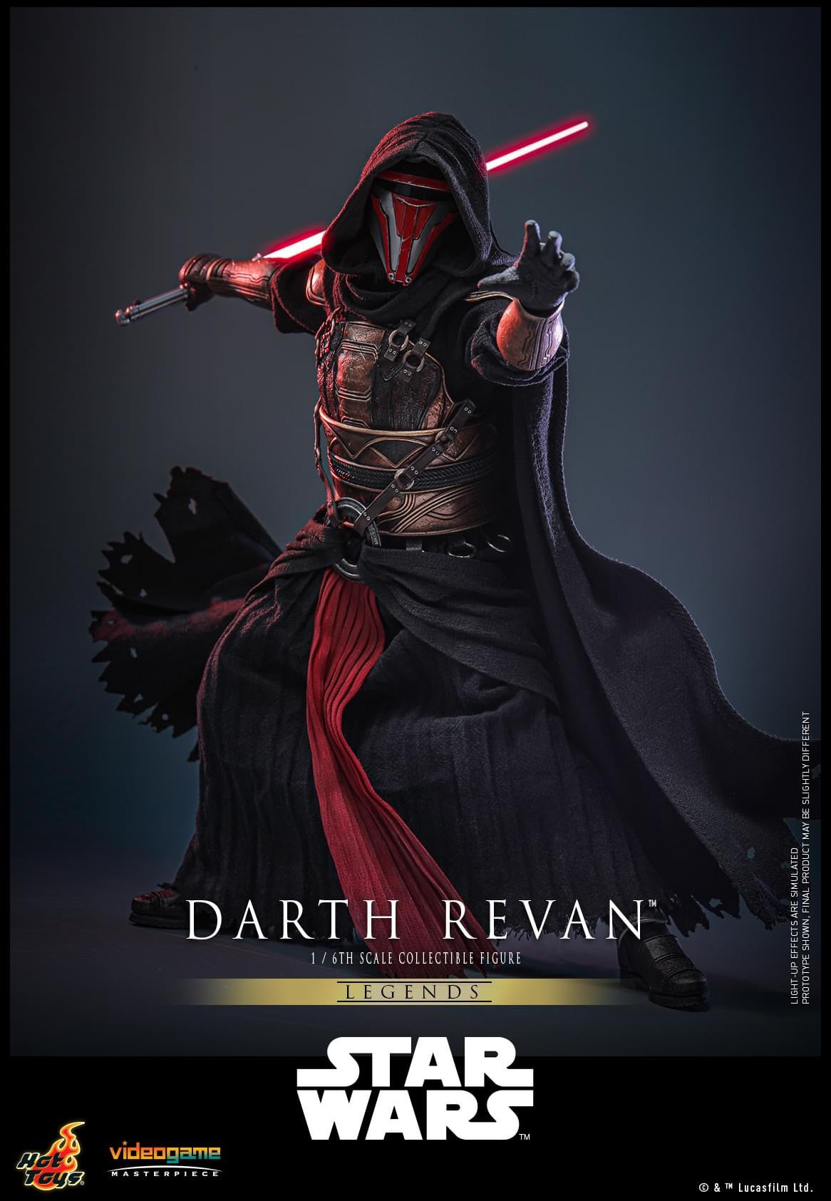 Preventa Figura Darth Revan - Star Wars Legends™ marca Hot Toys VGM62 escala 1/6