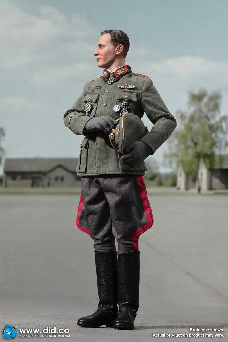 Preventa Figura Officer Otto Remer - WWII German Wehrmacht marca DID D80194 escala 1/6