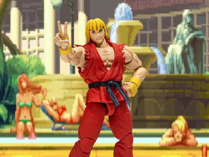 Preventa Figura KEN (Storm Arena) - Street Fighter Alpha 3 marca Storm Collectibles SFSA01 escala pequeña 1/12