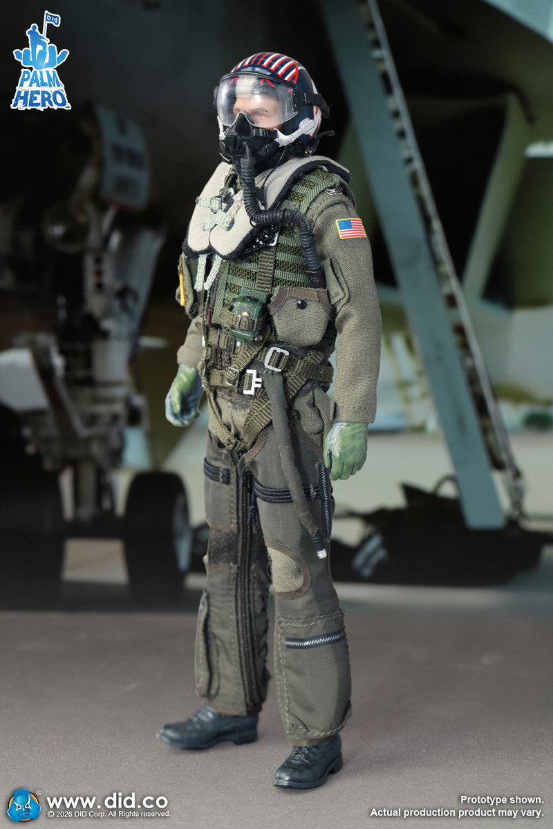 Pedido Figura Captain Mitchell - US Navy 18E Pilot marca DID XM80031 escala 1/12