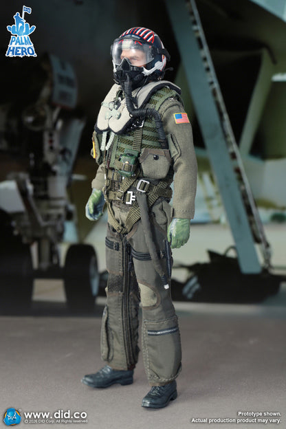 Pedido Figura Captain Mitchell - US Navy 18E Pilot marca DID XM80031 escala 1/12