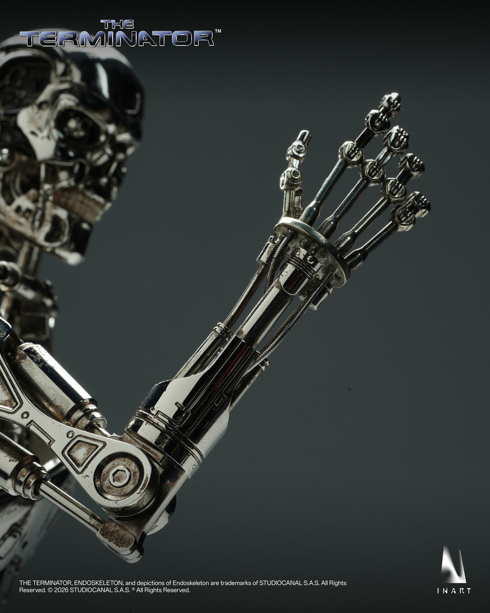 Preventa Figura T-800 Endoskeleton - The Terminator marca INART A036 Queen Studio escala 1/6
