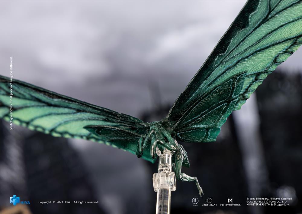 Preventa Figura MOTHRA (Emerald Titan) (Exclusiva PX Previews) - Godzilla: King of the Monsters - Exquisite Basic marca HIYA EBG0411 sin escala (36 cm)