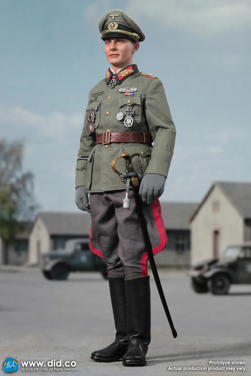 Preventa Figura Officer Otto Remer - WWII German Wehrmacht marca DID D80194 escala 1/6