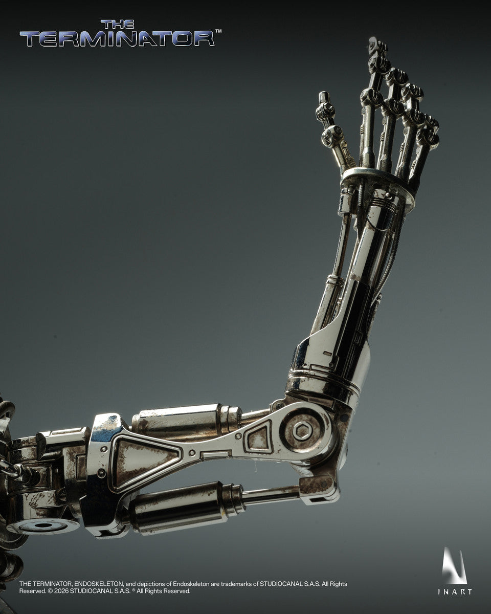 Preventa Figura T-800 Endoskeleton - The Terminator marca INART A036 Queen Studio escala 1/6