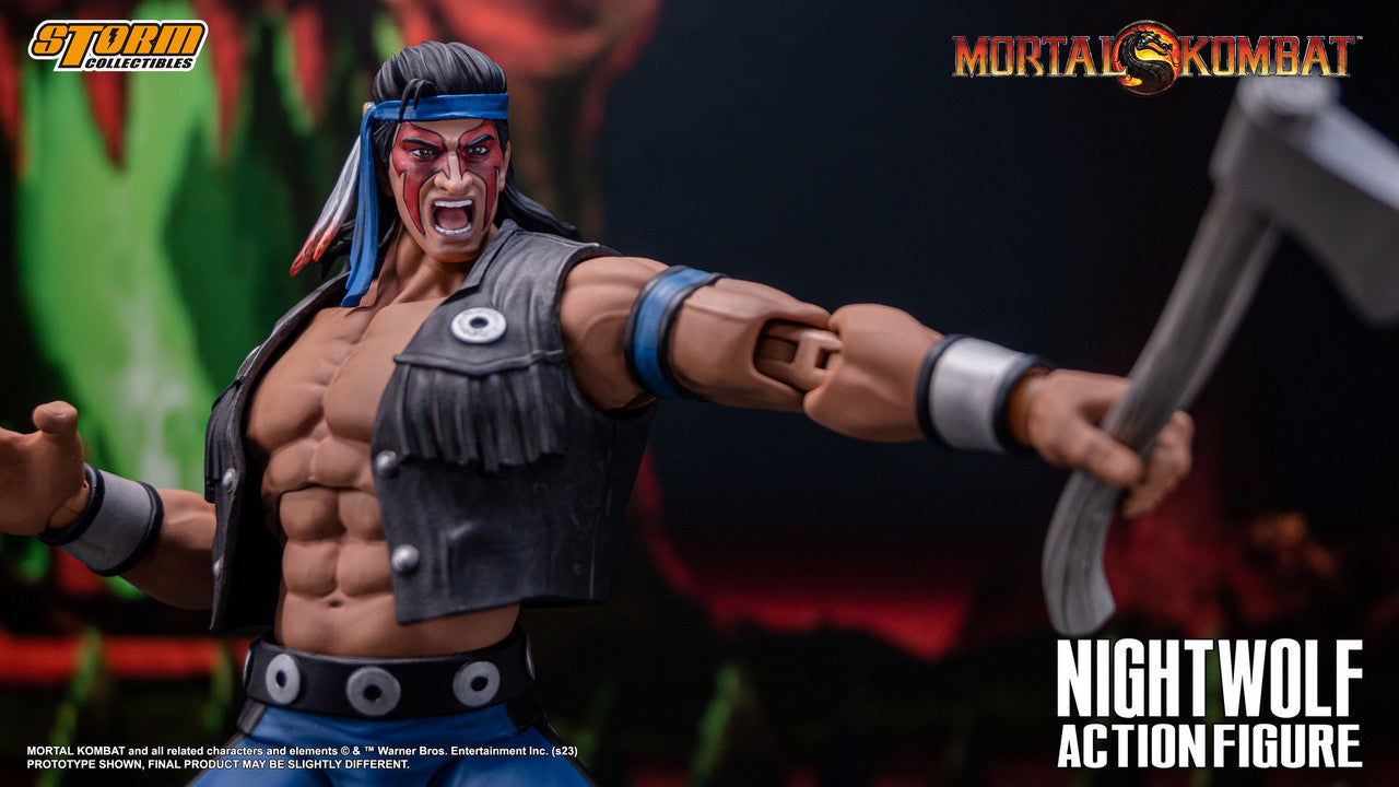 Pedido Figura Nightwolf - Mortal Kombat marca Storm Collectibles DCMK16 escala 1/12