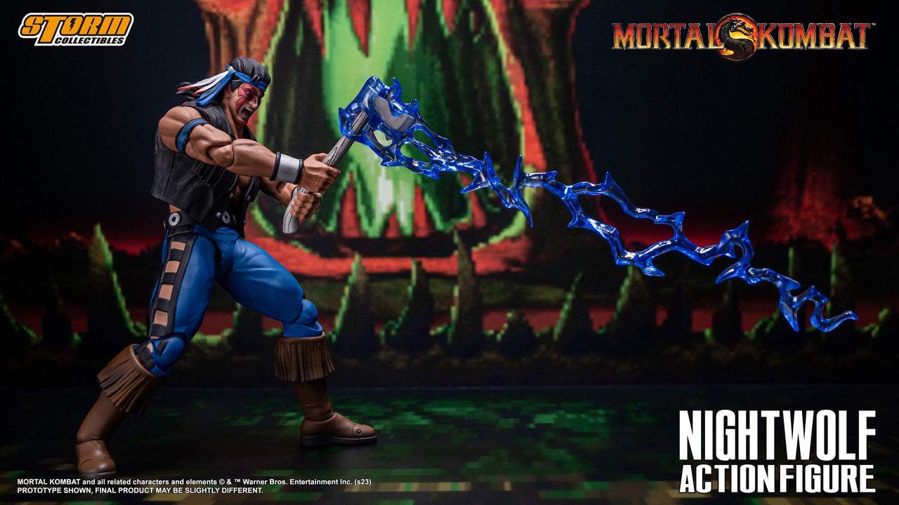 Pedido Figura Nightwolf - Mortal Kombat marca Storm Collectibles DCMK16 escala 1/12