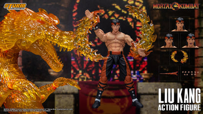 Preventa Figura Liu Kang y Dragon (Special Edition)- Mortal Kombat marca Storm Collectibles DCMK11 escala 1/12