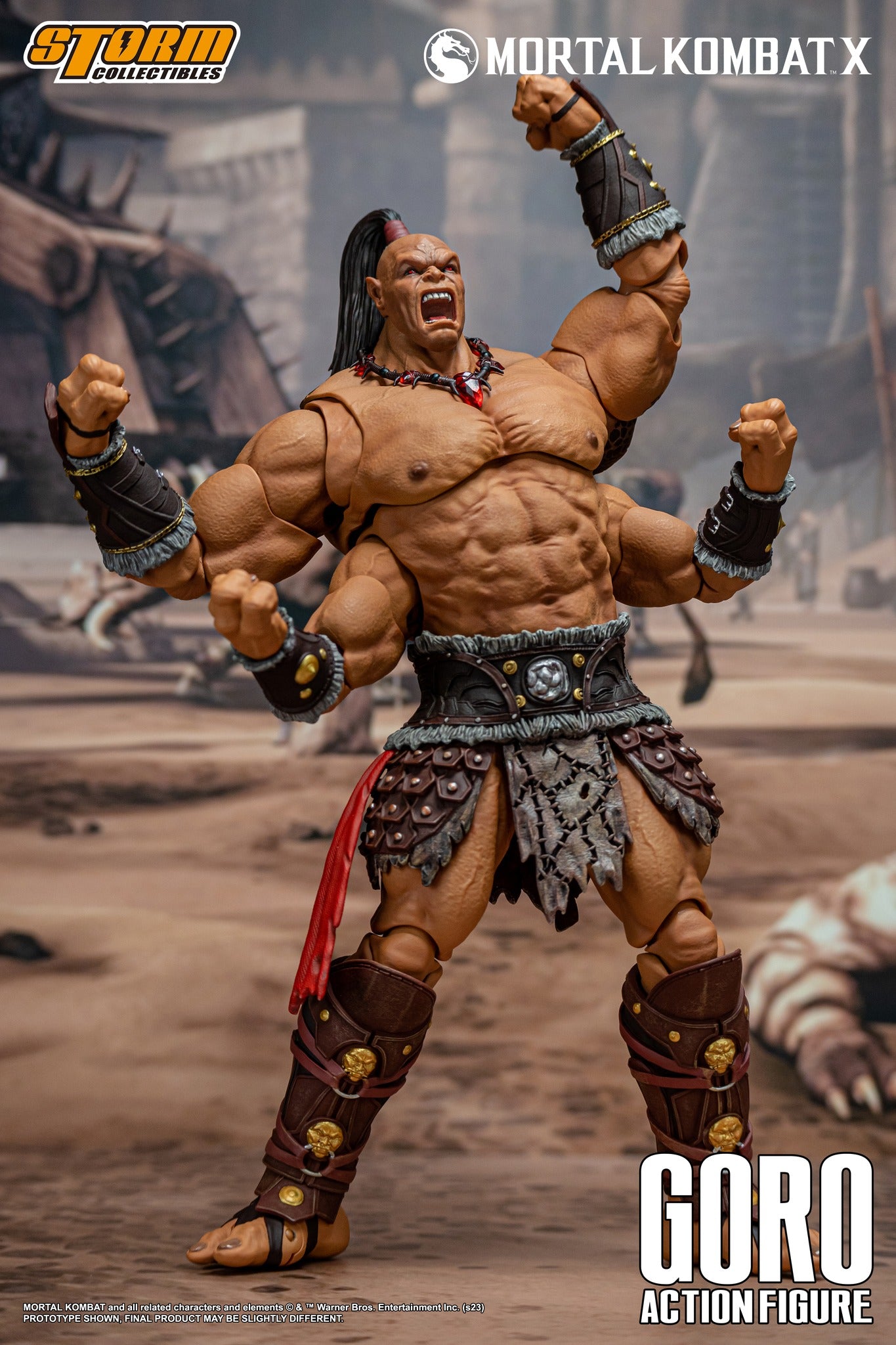 Preventa Figura Goro - Mortal Kombat X marca Storm Collectibles escala 1/12