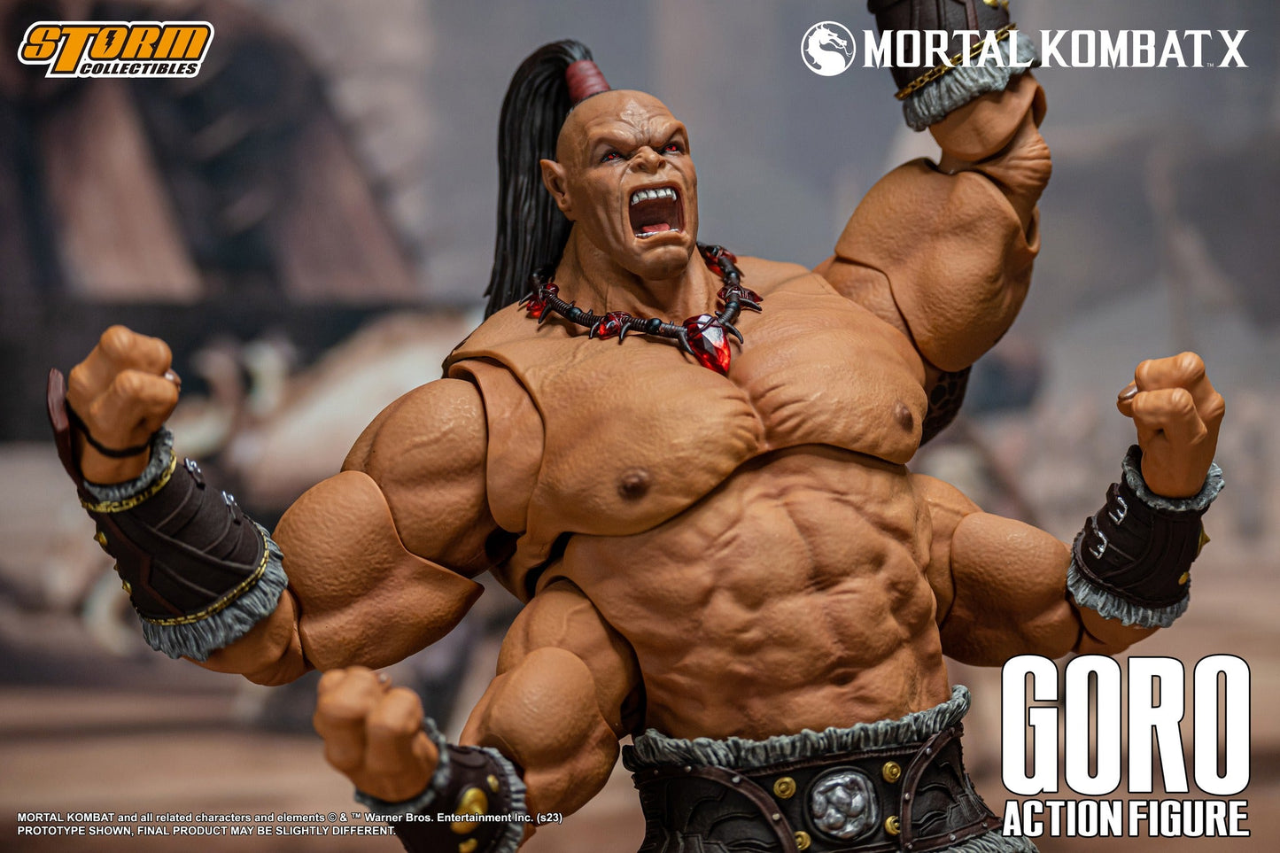 Pedido Figura Goro - Mortal Kombat X marca Storm Collectibles escala 1/12