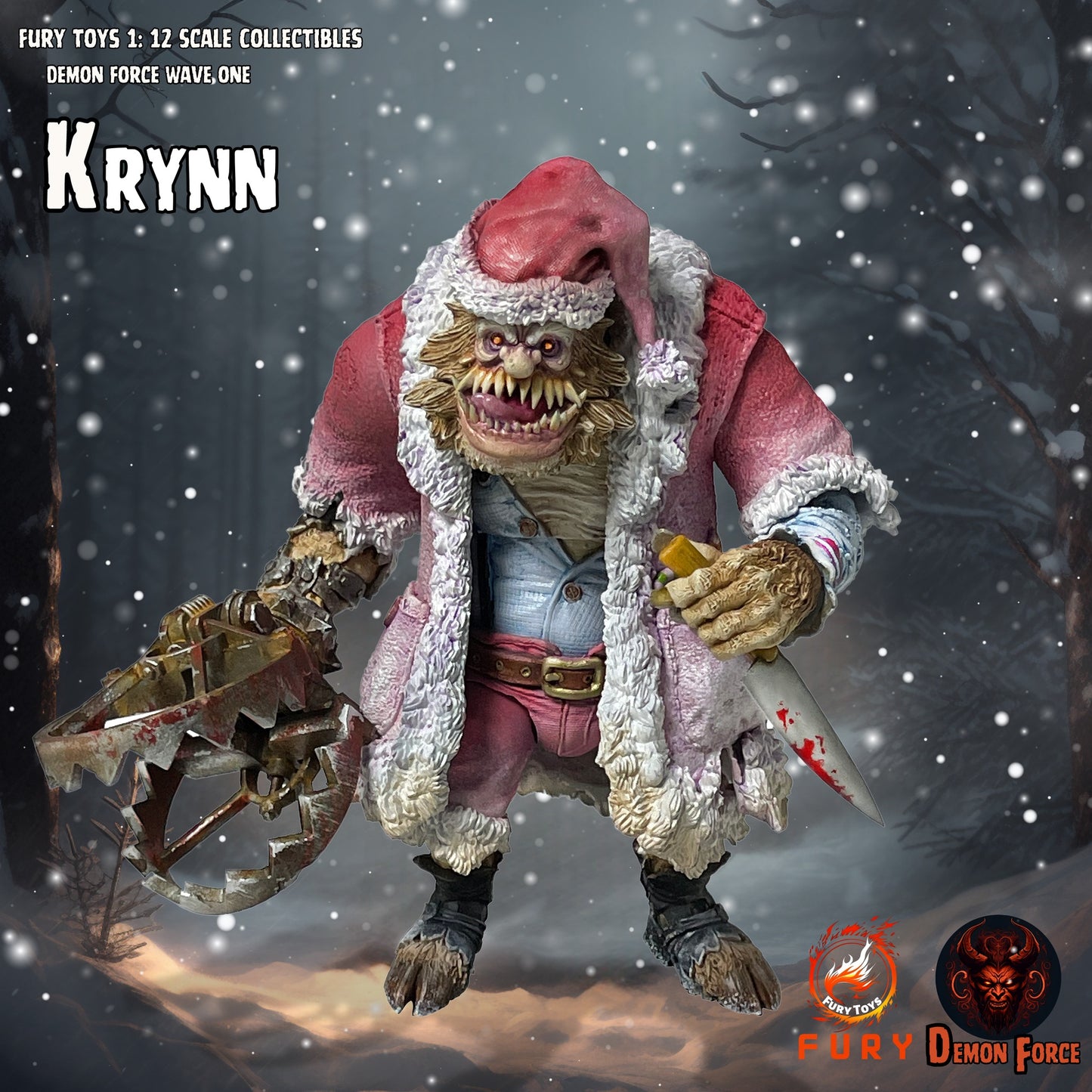 Pedido Figuras Brothers Kraden & Krynn - Demon Force Wave One (Set de 2 figuras + bonus) marca Fury Toys FDF001 FDF002 escala pequeña 1/12