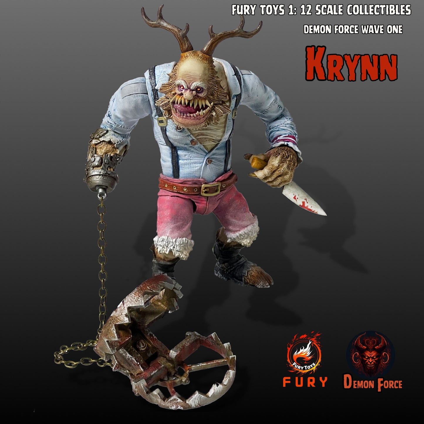 Pedido Figura Brother Krynn - Demon Force Wave One marca Fury Toys FDF002 escala pequeña 1/12