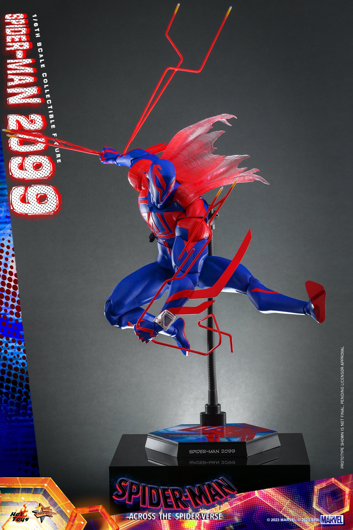 Preventa Figura Spider-Man 2099 - Spider-Man: Across the Spider-Verse marca Hot Toys MMS711 escala 1/6 (actualizada)