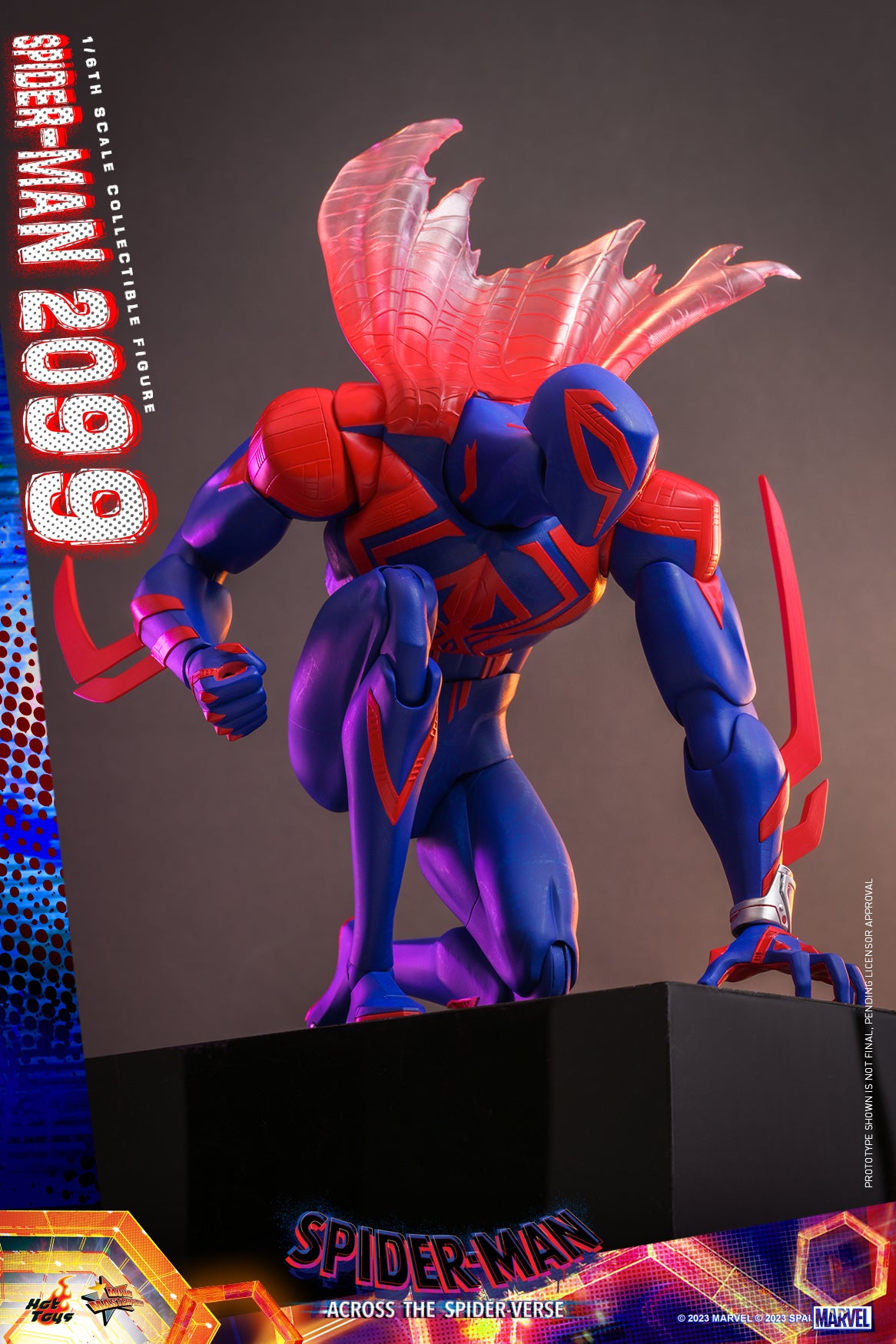 Preventa Figura Spider-Man 2099 - Spider-Man: Across the Spider-Verse marca Hot Toys MMS711 escala 1/6 (actualizada)