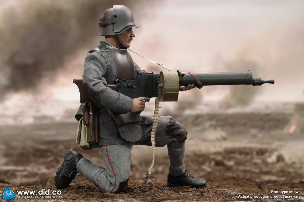 Preventa Figura Arthur - WWI German MG08 Machine Gunner marca DID D11015 escala 1/6