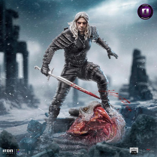 Preventa Estatua Geralt of Rivia - The Witcher - Limited Edition marca Iron Studios escala de arte 1/10
